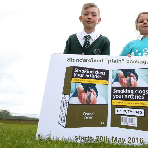 Cancer Focus NI welcomes the introduction of standardised 'plain' packs for cigarettes in NI.