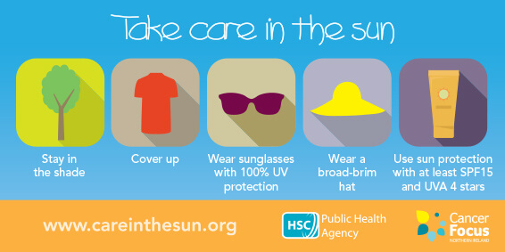 Care In The Sun Infographic Cancer Focus Northern Ireland