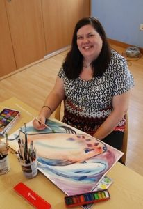 Art therapist Joanne Boal says it's relaxing and healing.