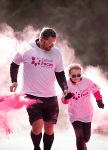 Pink run colour run