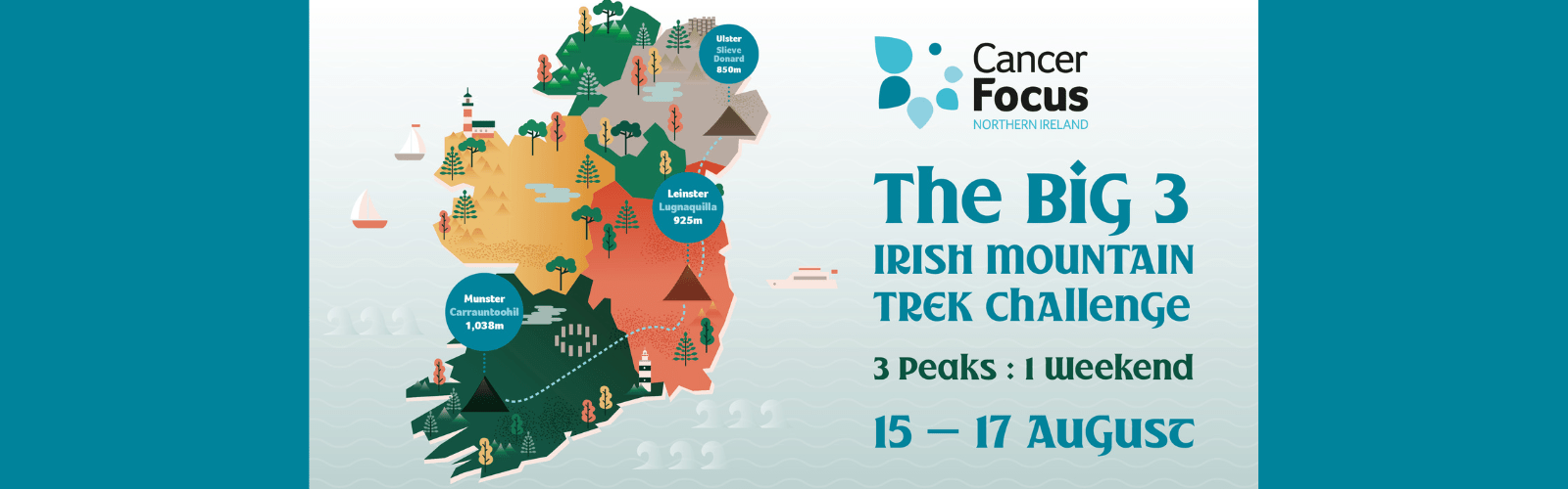 The Big 3 – Irish Mountain Trek Challenge – 15-17 August