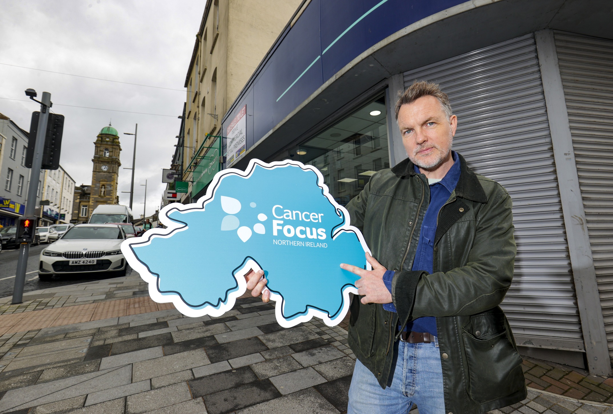 Actor Ciaran McMenamin visits site of new multi-million pound Cancer ...