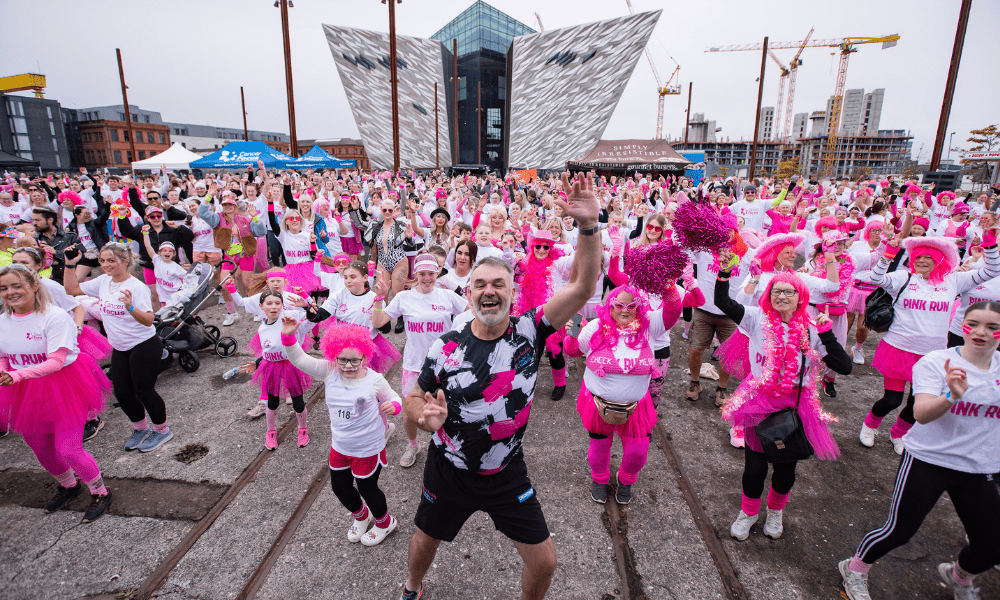 Crowd goes pink for Cancer Focus NI